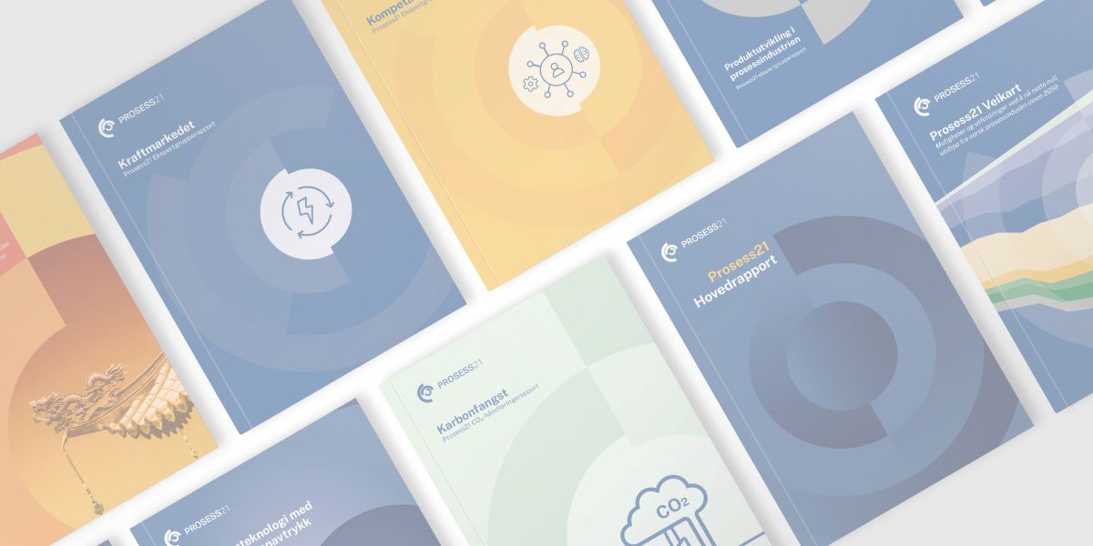 Grått fargebilde av rapporter fra prosess 21